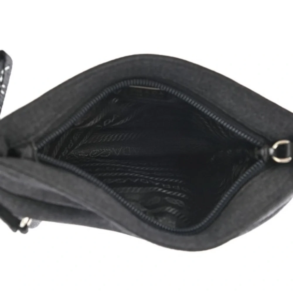 PRADA Super Basic 100 Pouch Anthracite